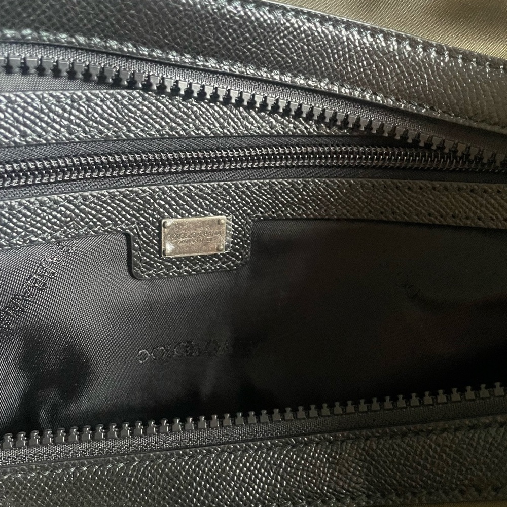 Dolce & Gabbana Unisex Green Nylon/Leather Duffle Bag - Picture 13 of 16